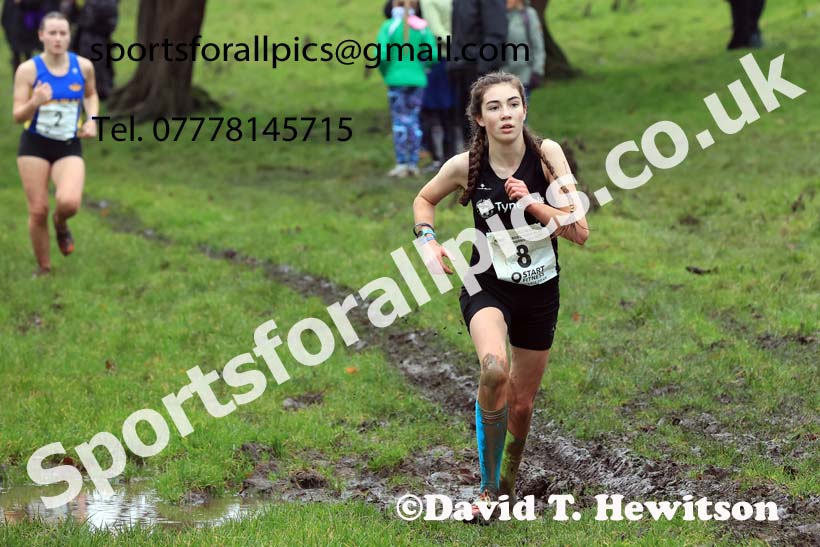 Womens under-17s and under-20s 2023 NECAA Cross Country Relays, Thornley Hall Farm, Peterlee, County Durham. Photo: David T. Hewitson/Sports for All Pics